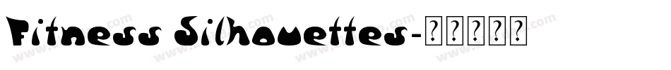 Fitness Silhouettes字体转换